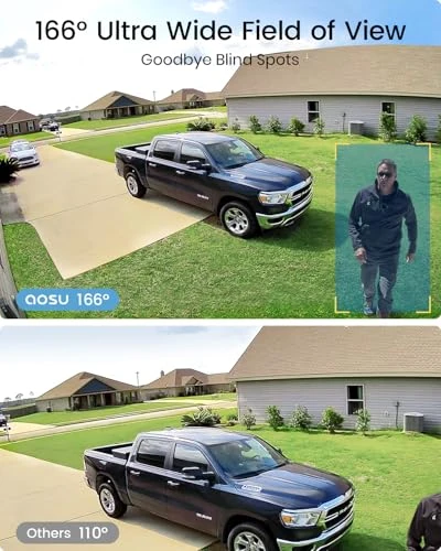 Solar Security Camera Wireless Outdoor — Security Camera, AOSU