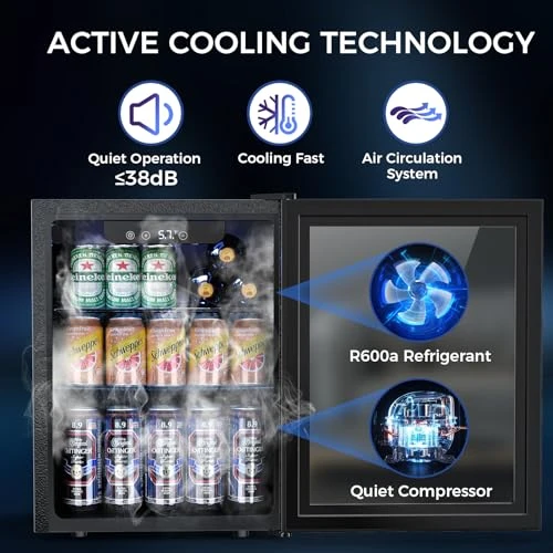 Beverage Refrigerator Cooler — Smart Refrigerator, Electactic