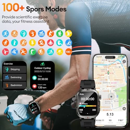 Smart Watch with HD Display — Fitness Tracker, XINGLINSHOE