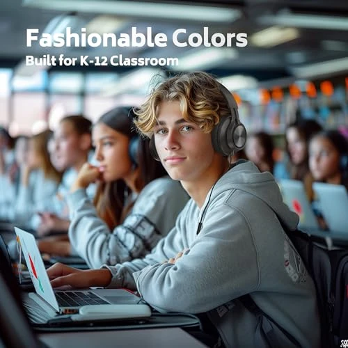 Wired Over-Ear Headphones with Microphone, AILIHEN