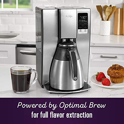 10-Cup Programmable Coffee Maker with Thermal Carafe — Coffee Maker, Mr. Coffee
