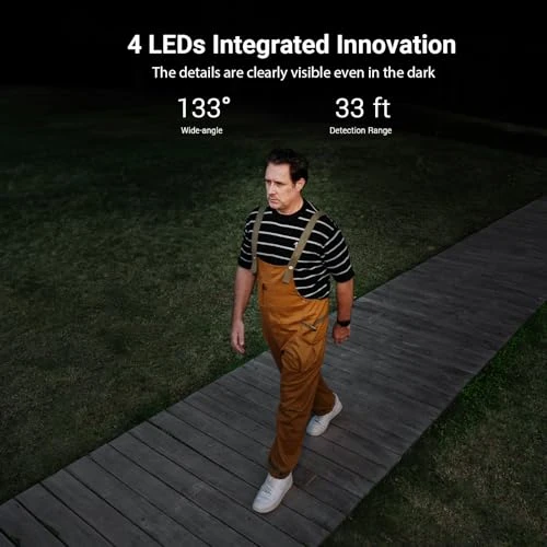 Solar Security Cameras Wireless Outdoor, 4-Cam-Kit — Security Camera, ANSQUE