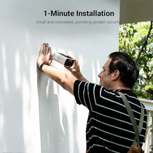 Solar Security Cameras Wireless Outdoor, 4-Cam-Kit — Security Camera, ANSQUE