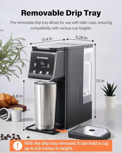 K Cup Coffee Maker With Bold Setting — Coffee Maker, SHARDOR