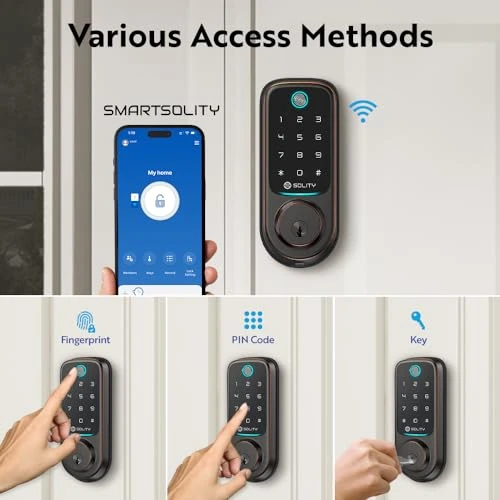 Smart Digital Door Lock — Smart Lock, SOLITY
