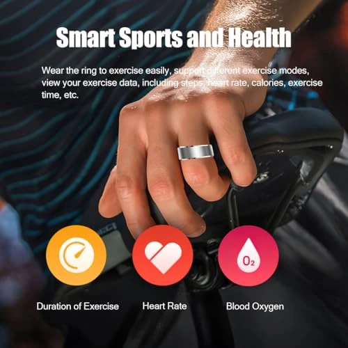 Smart Ring Fitness Tracker — Smart Ring, Qjijolz