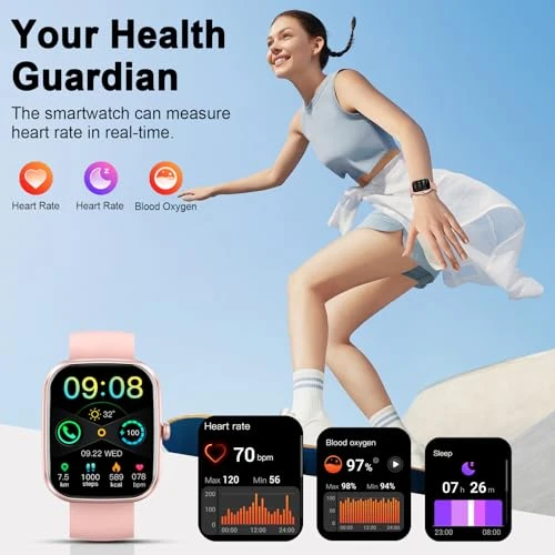 Smart Watch with Fitness Tracking and Bluetooth Calling — Smart Watch, Soudorv