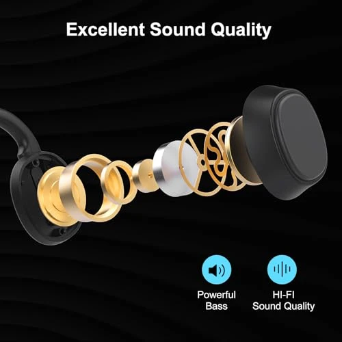 Wireless Open-Ear Sports Headphones — Wireless Earbuds, SHINYMOMO