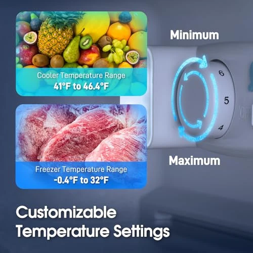 Fridge with Bottom Freezer, Anypro