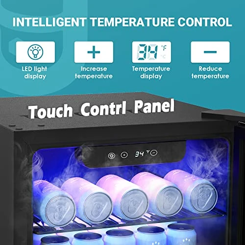 Beverage Refrigerator Cooler — Smart Refrigerator, EUHOMY