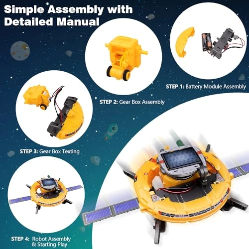 6-in-1 Solar Robot Toys — STEM Toys, Dioju