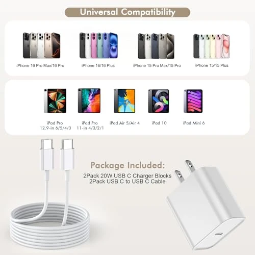 Fast Charging USB-C Cable and Wall Charger Set — Power Bank, GOOD EVER TRADING LTD