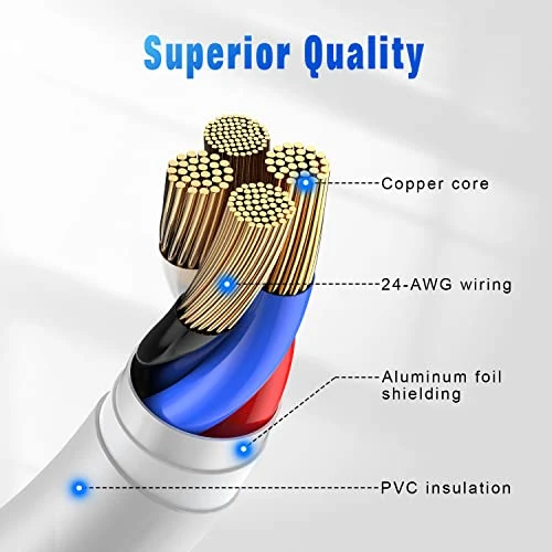 MFi Certified Lightning Cable 3Pack, OCEEK