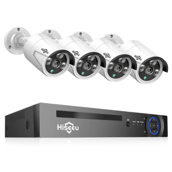 POE Security Camera System — Security Camera, Hiseeu