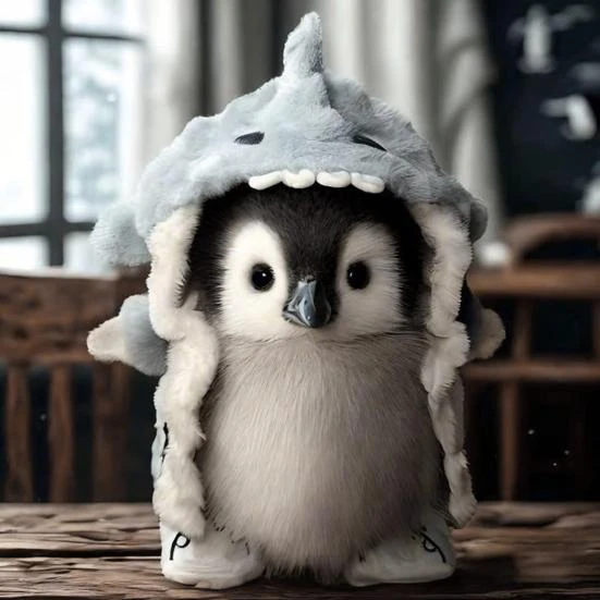 Realistic Plush Robot Penguin — Robot Pet, fuhushhs