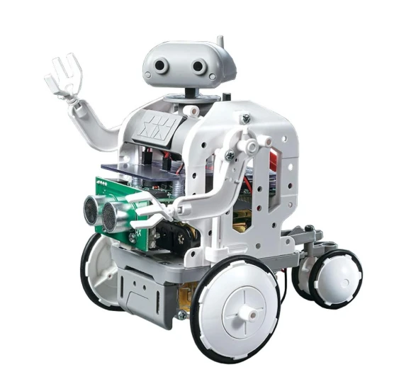 Microcomputer Robot Kit, Wheel Type — Coding Robot, Tamiya
