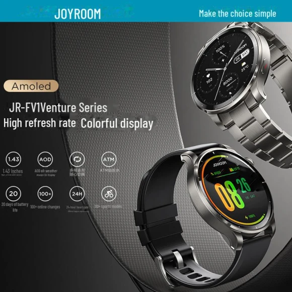 Zinc Alloy Sports Waterproof Smartwatch — Smart Watch, Joyroom Official