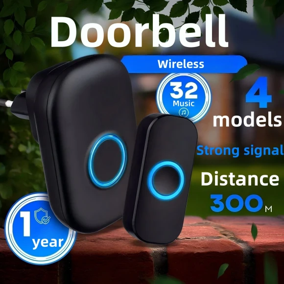 Wireless Doorbell — Video Doorbell, JUDING