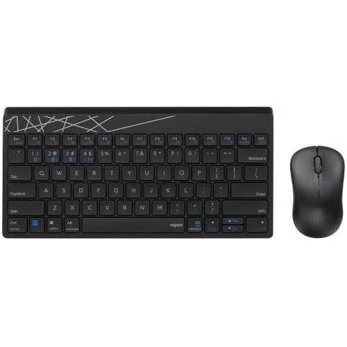 Bluetooth / 2.4G Wireless Keyboard and Mouse Set — Bluetooth Keyboard, Rapoo