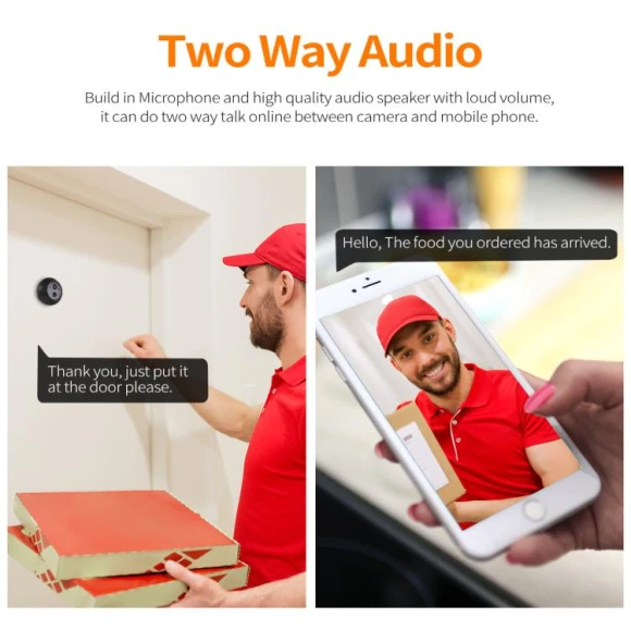 Digital Door Viewer WiFi Video Doorbell — Video Doorbell, ESCAM