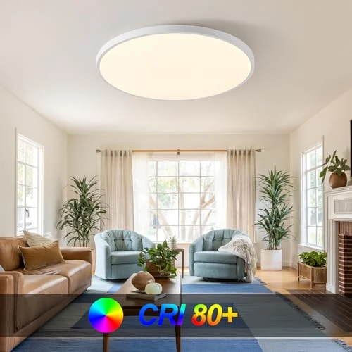 Smart Ceiling Light with Remote Control — Smart Light Bulb, HENTAG