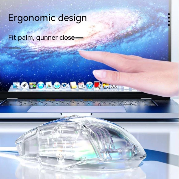 Crystal Transparent Mouse, Tarantula