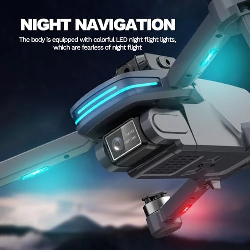 Foldable Drone with 4K Electrically Adjustable Dual Camera — Drone, SUMEAUT