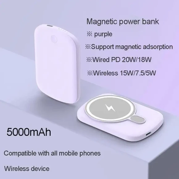 Magsafe Magnetic Wireless Charging Power Bank — Power Bank