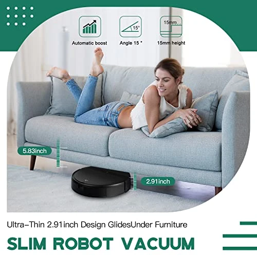 Robot Vacuum and Mop Combo — Robot Vacuum, Kilgone