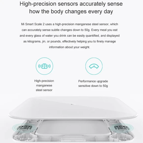 Weight Scale 2 Portable LCD Display for Body Fat — Smart Scale, Xiaomi