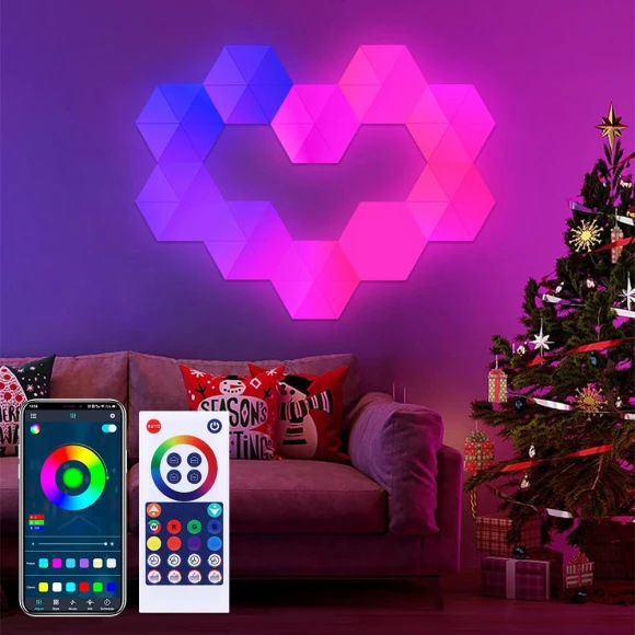 Smart LED Hexagon Wall Lights — LED Strip Lights, E-Kingsman