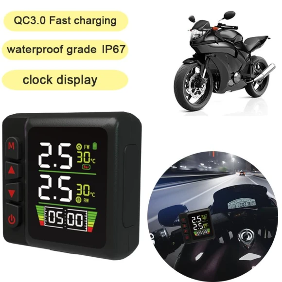 Fast Charging Waterproof Motorcycle TPMS — TPMS, IKEA Supermarket