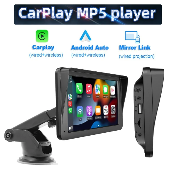 7-inch CarPlay Android Auto Car Radio Multimedia Video Player — Car Infotainment System, RuJia Home Decor