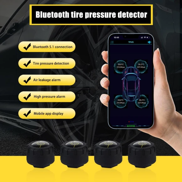 Bluetooth TPMS External Sensors — TPMS, RuJia Home Decor