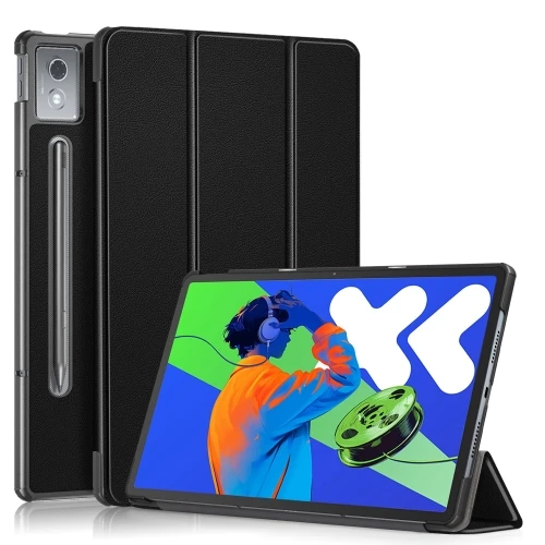 3-folding Leather Smart Tablet Case for Lenovo Tab P12 12.7, Lenovo