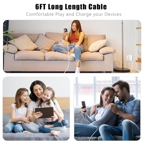 30W USB C Fast Charger with 6FT Cable, DIIMO