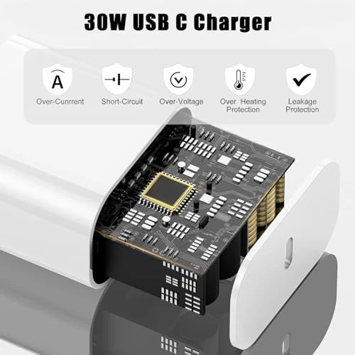 30W USB C Fast Charger with 6FT Cable, DIIMO