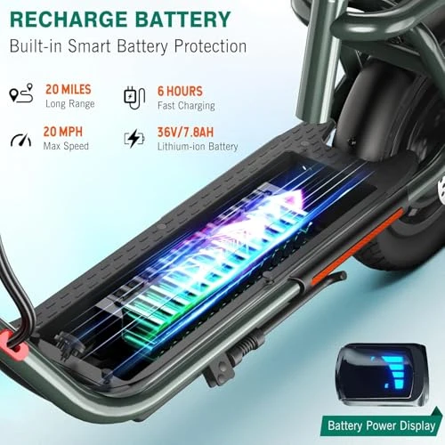 Electric Scooter with Seat — Electric Scooter, SISIGAD