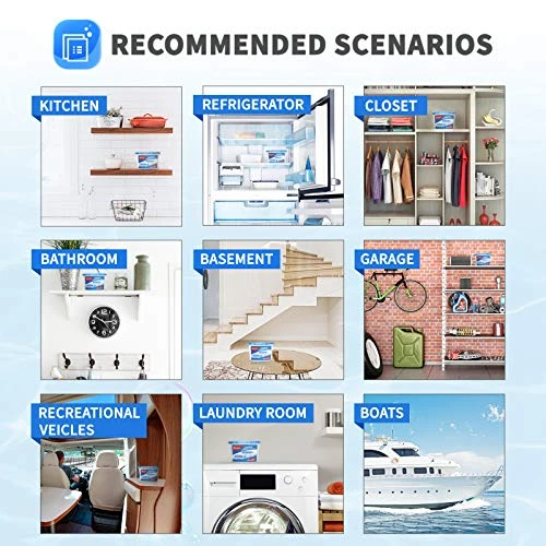 Moisture Absorbers 6 Pack — Dehumidifier, Vacplus