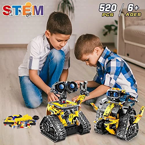 Robot Building Toys for Kids - 5 in 1 Remote & APP Controlled Building Set — Coding Robot, HOGOKIDS