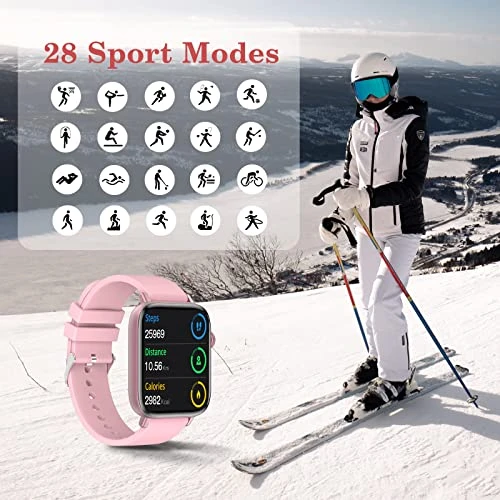 Smart Fitness Tracker Watch with Bluetooth Call — Fitness Tracker, PJYUBVOR