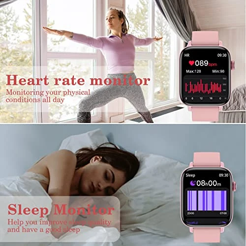 Smart Fitness Tracker Watch with Bluetooth Call — Fitness Tracker, PJYUBVOR