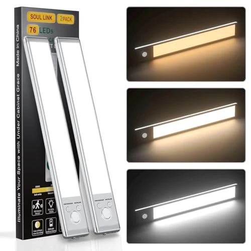 Under Cabinet Lights with Motion Sensor, SOUL LINK