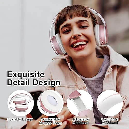 Bluetooth Headphones Over-Ear — Wireless Earbuds, JOMILIN