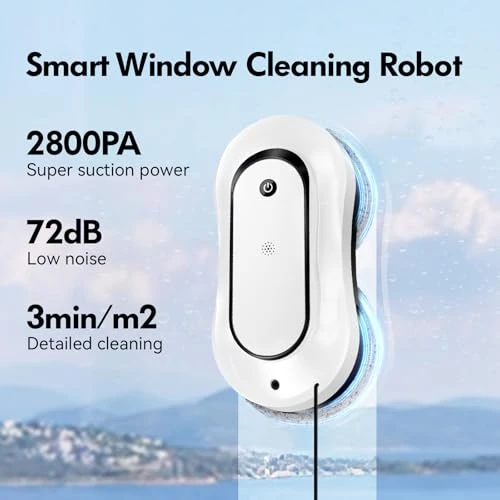 Dual Direction Auto-Spray Smart Window Cleaner Robot — Window Cleaning Robot, Jemyths