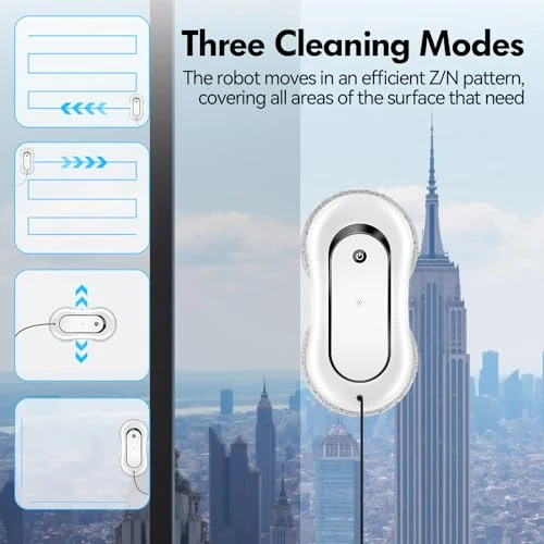 Dual Direction Auto-Spray Smart Window Cleaner Robot — Window Cleaning Robot, Jemyths