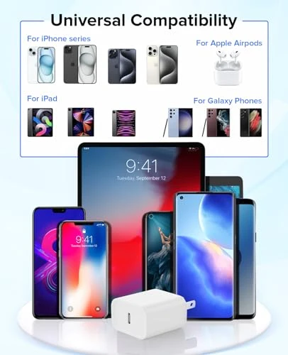 Fast Charging Wall Charger with Cable — Power Bank, Qntry