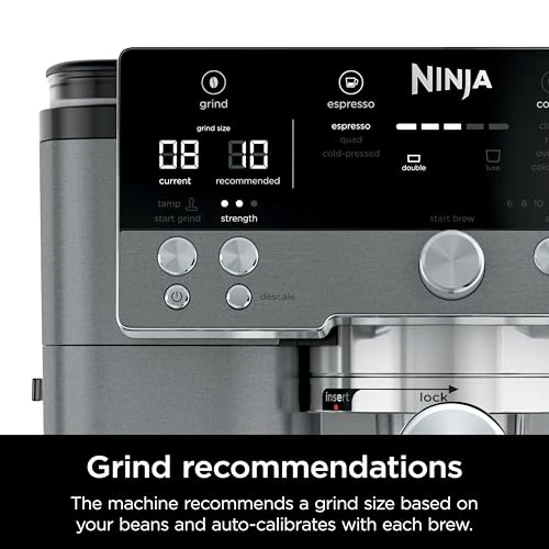 Luxe Cafe Premier Series Espresso Machine — Coffee Maker, Ninja