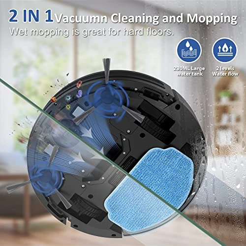 Vacuum and Mop Combo — Robot Vacuum, MAMNV
