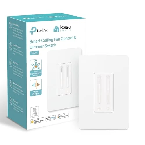 Smart Ceiling Fan Control & Dimmer Switch — Smart Switch, Kasa